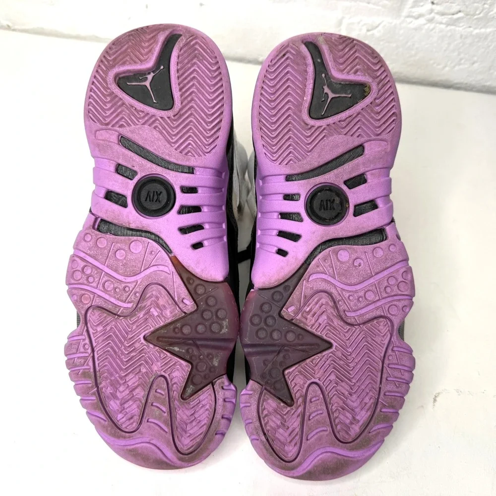 Nike Jordan Jumpman Two Trey DQ8431-105 White Black‎ purple / pink YOUTH Sz 6Y